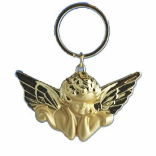 Smartgifts 3 x 2 in. Golden Angel Key Ring SM3192976